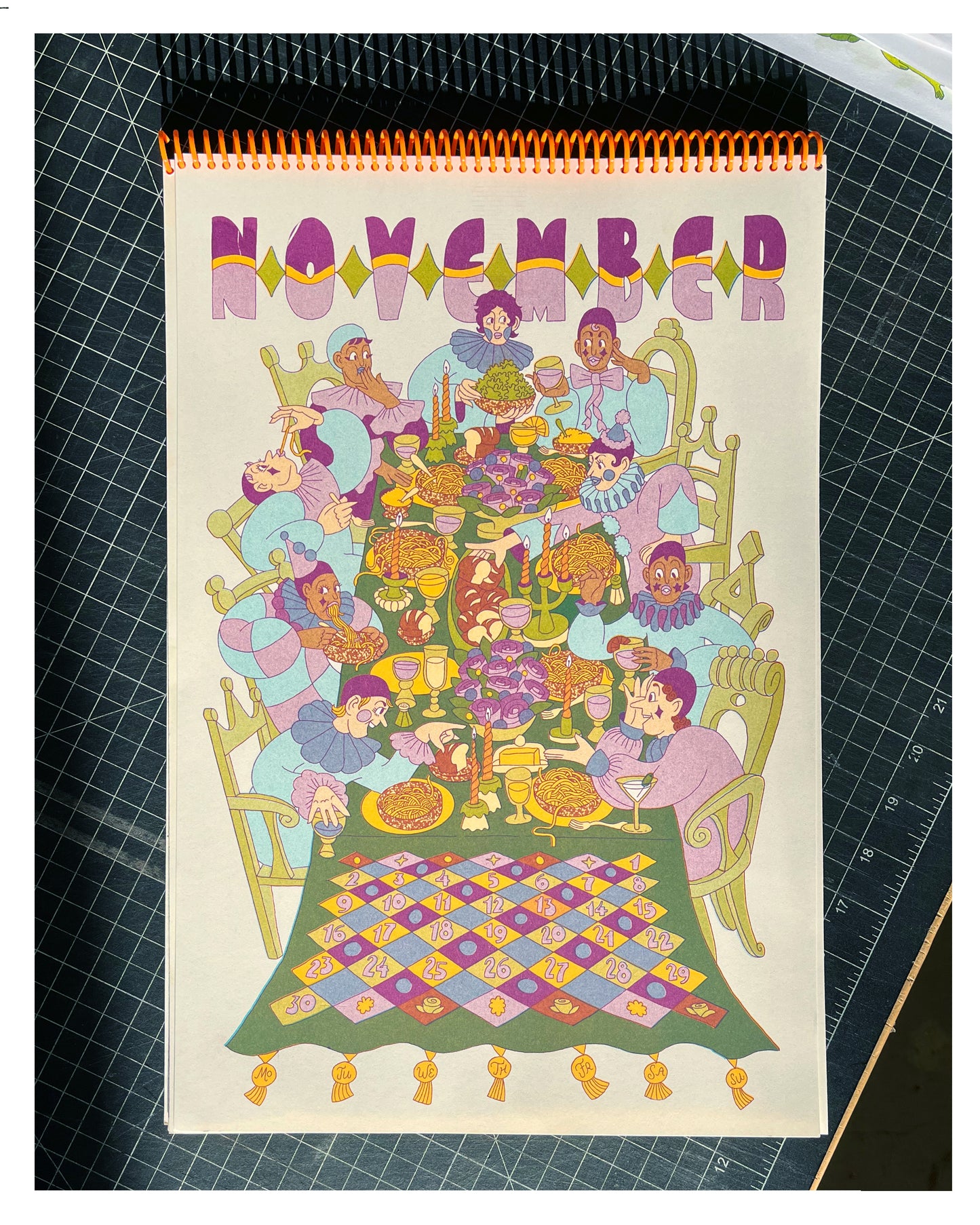 Subscriber Exclusive: 2026 Risograph Calendar