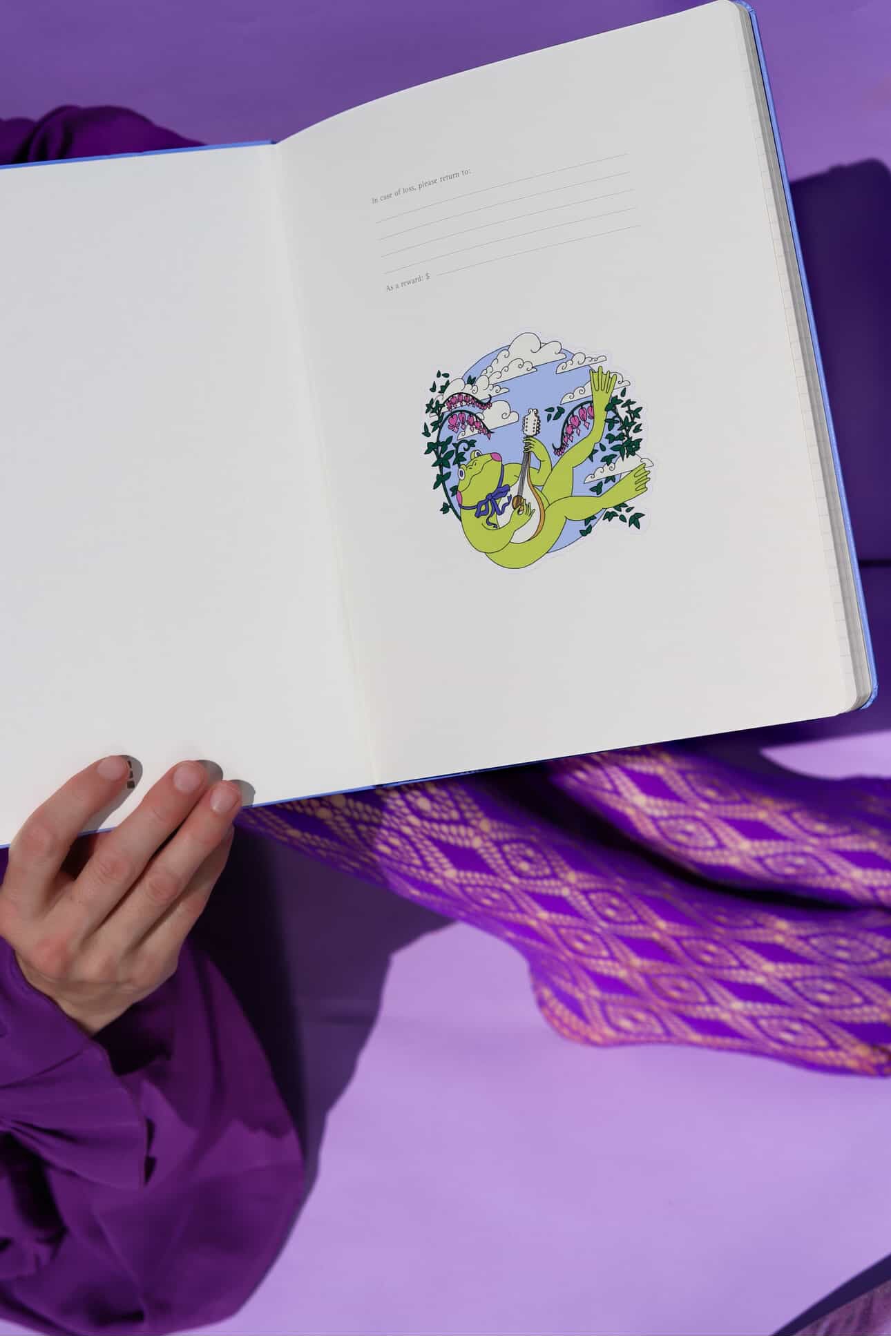 Frog's Mandolin Sticker