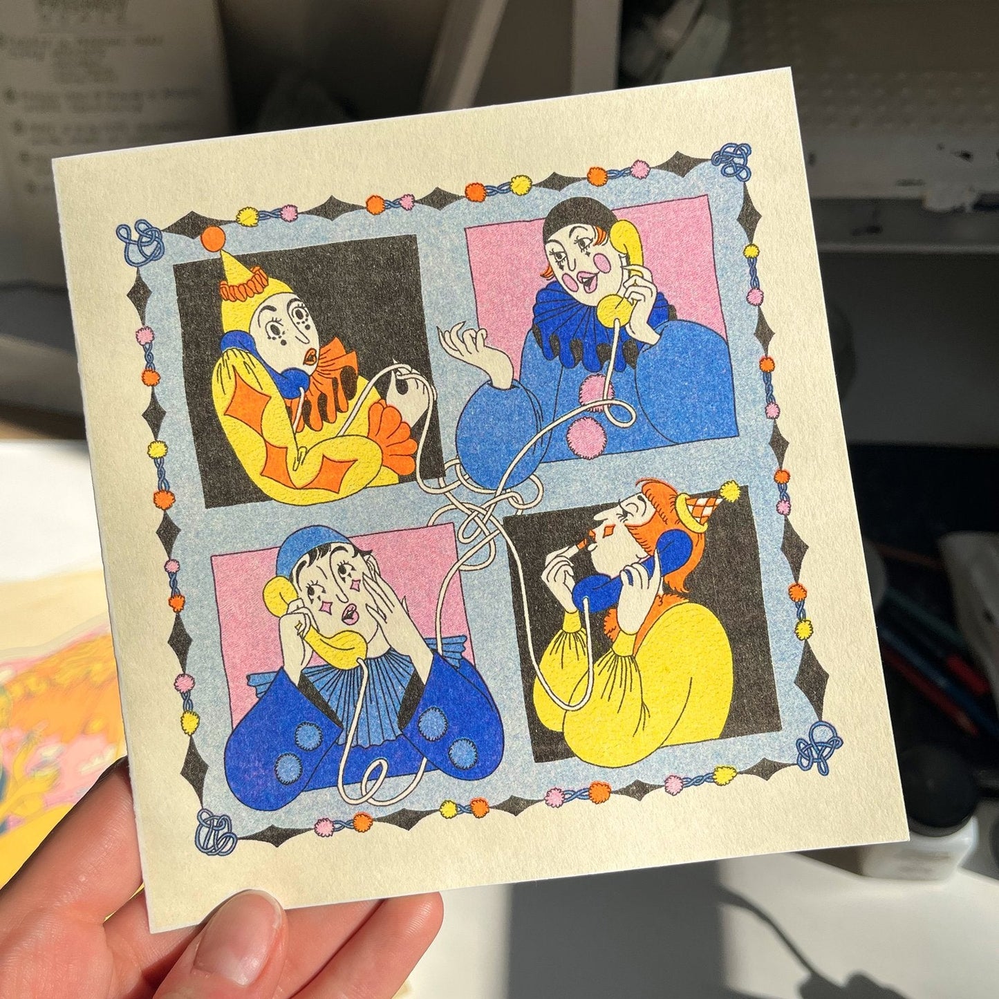 Clown Conference Call - Riso Minis Pack of 3