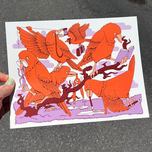 Digital Prints: Savvy Crows