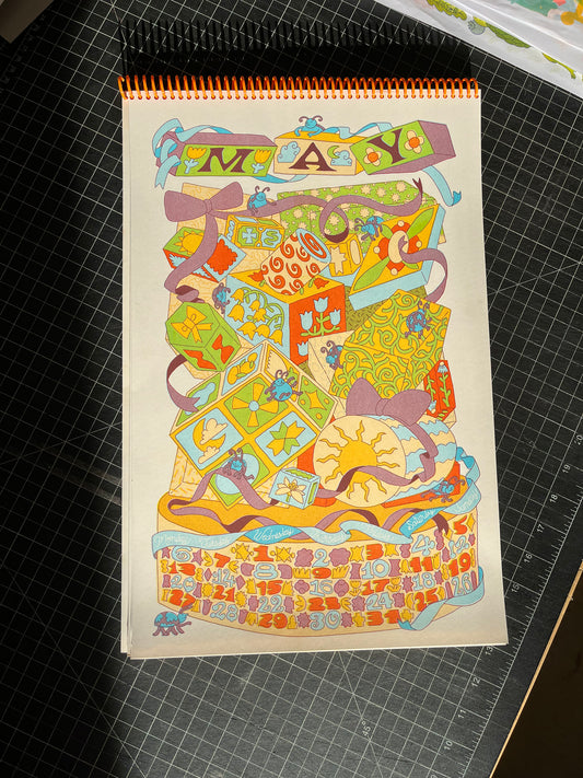 2026 Calendar Solo Prints: May
