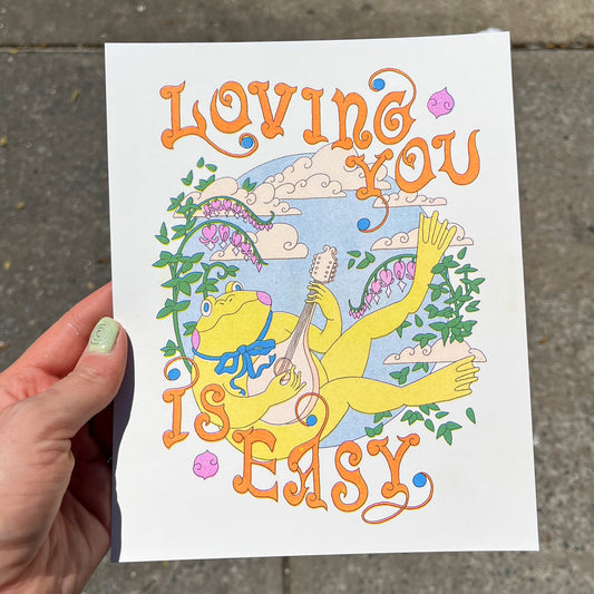 Riso Print: Loving You is Easy