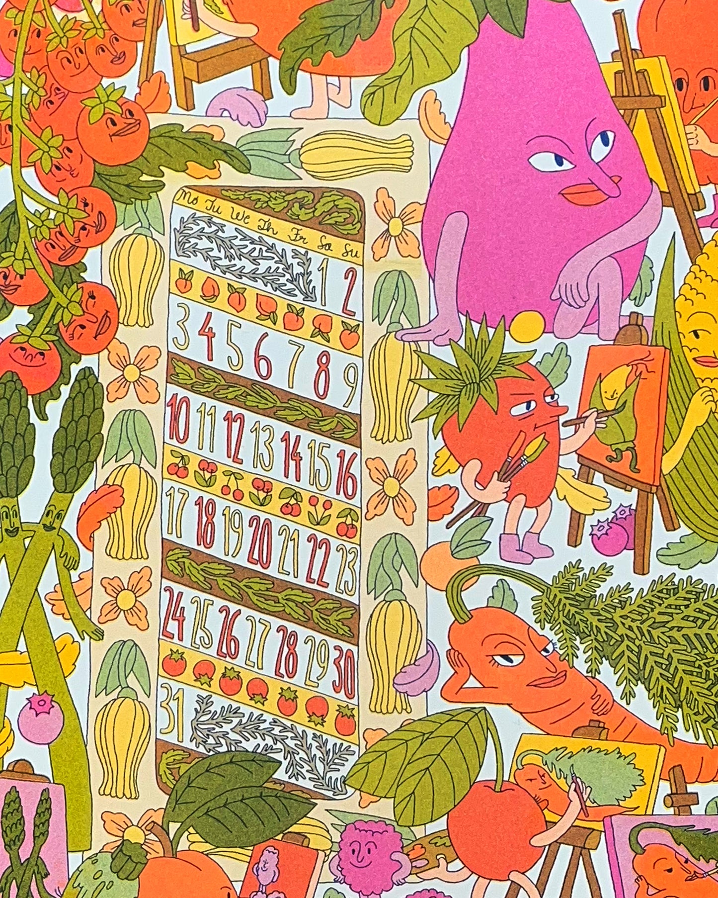 2026 Calendar Solo Prints: August