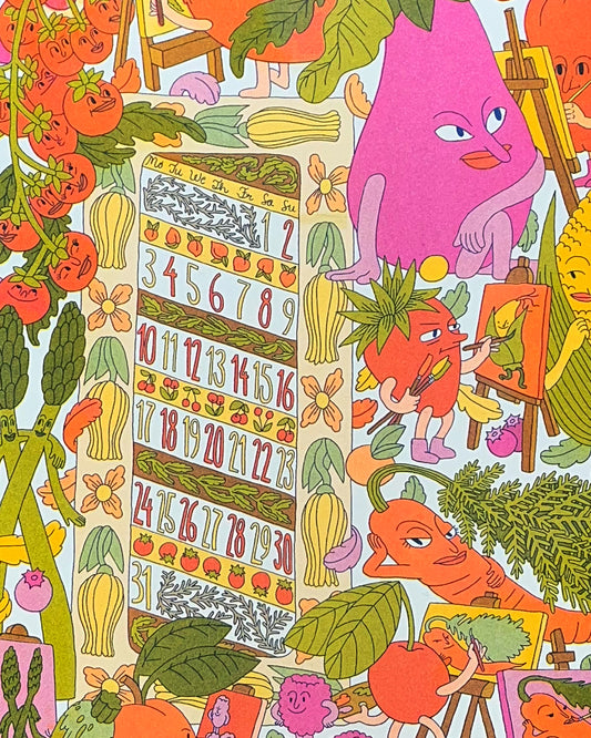 2026 Calendar Solo Prints: August