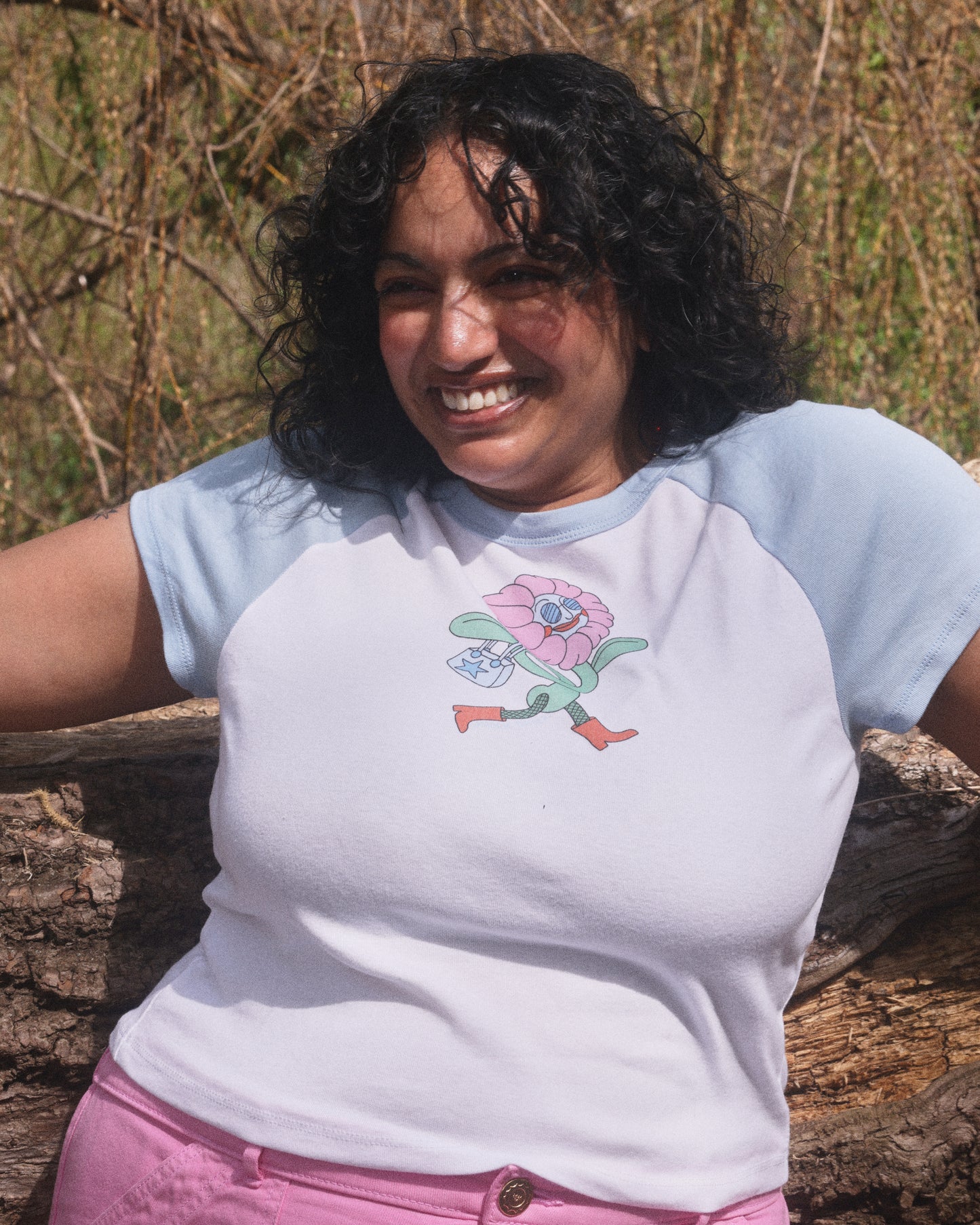 Fashion Flower Baby Tee