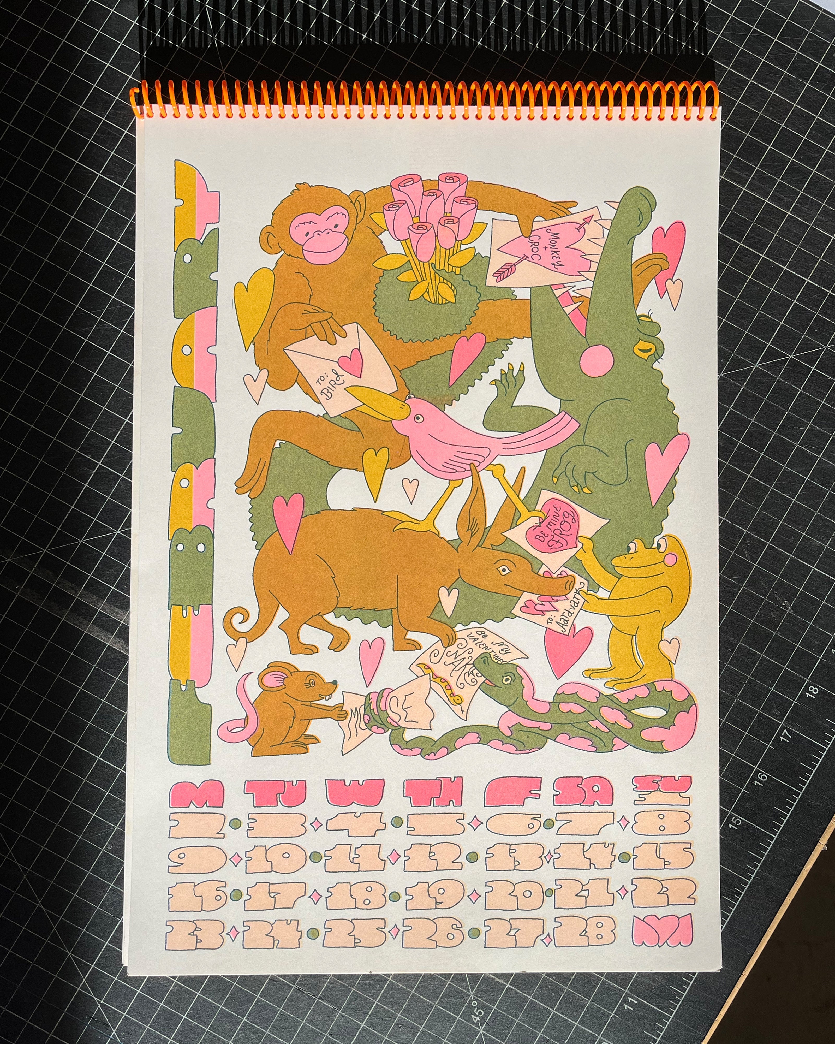 2026 Risograph Calendar RE-PRINTS! – Maddie Fischer