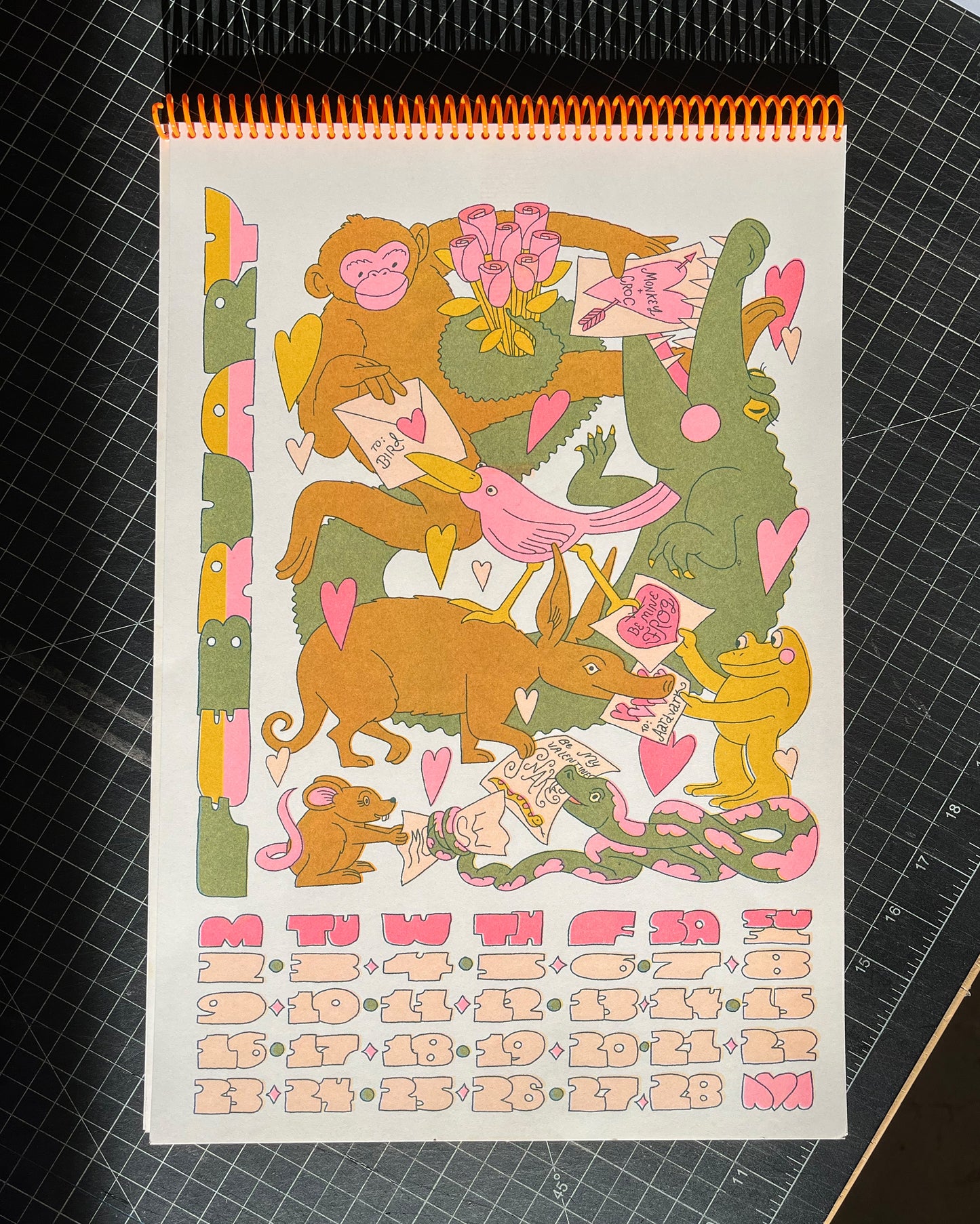 Subscriber Exclusive: 2026 Risograph Calendar