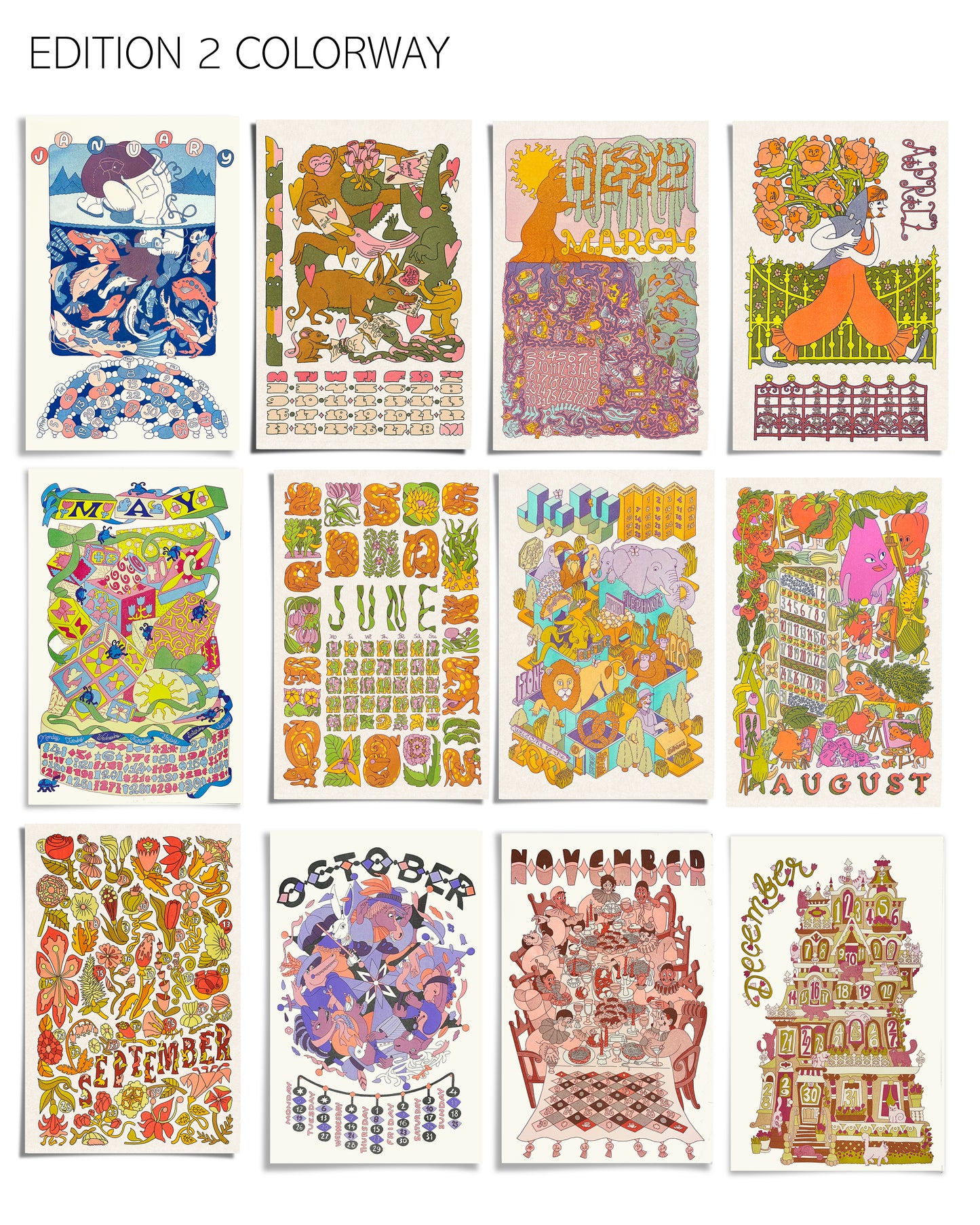 2026 Risograph Calendar RE-PRINTS!