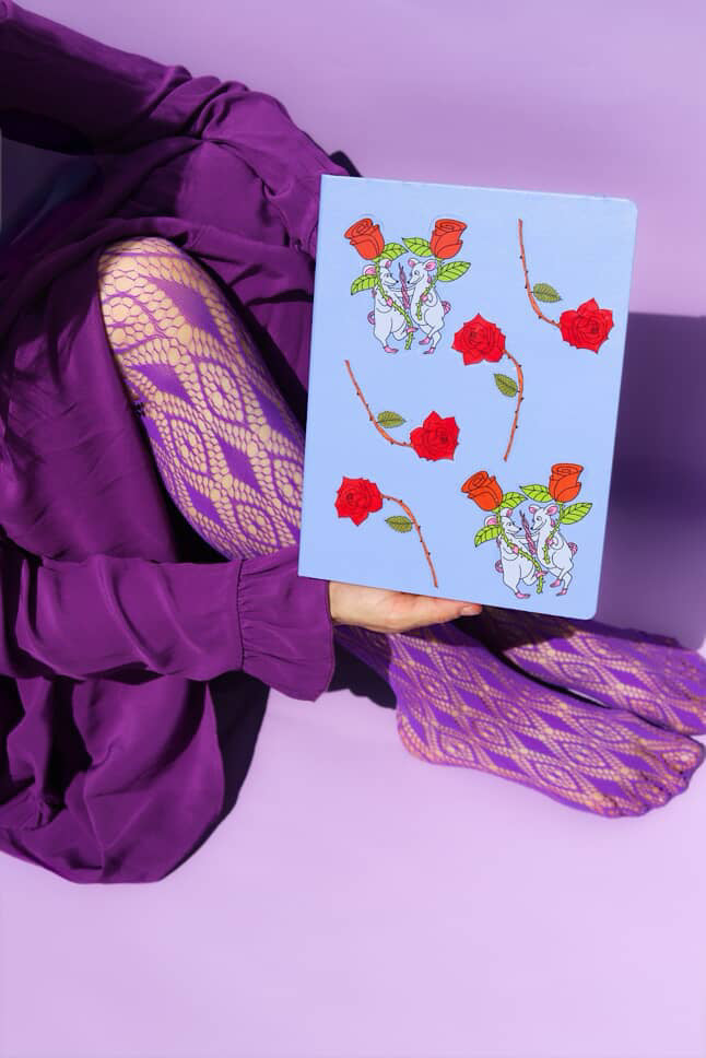 Rats + Roses Sticker