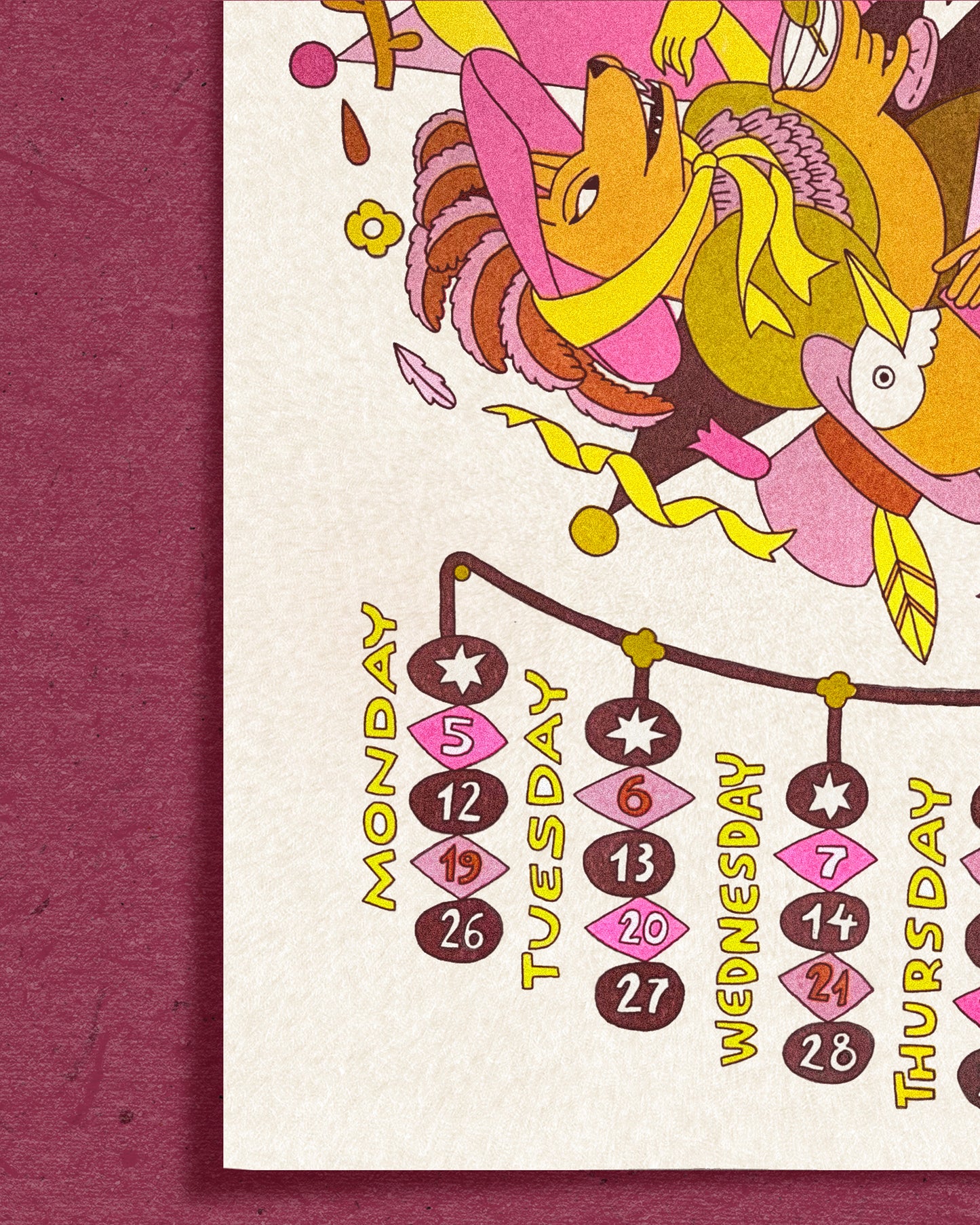 2026 Calendar Solo Prints: October