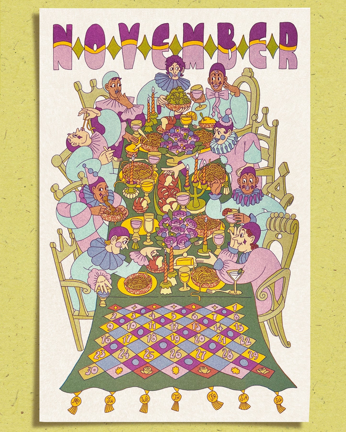 2026 Calendar Solo Prints: November