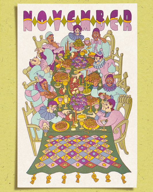 2026 Calendar Solo Prints: November