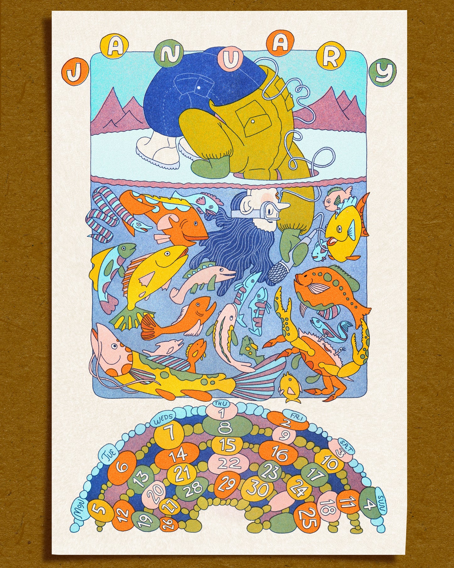 2026 Calendar Solo Prints: January