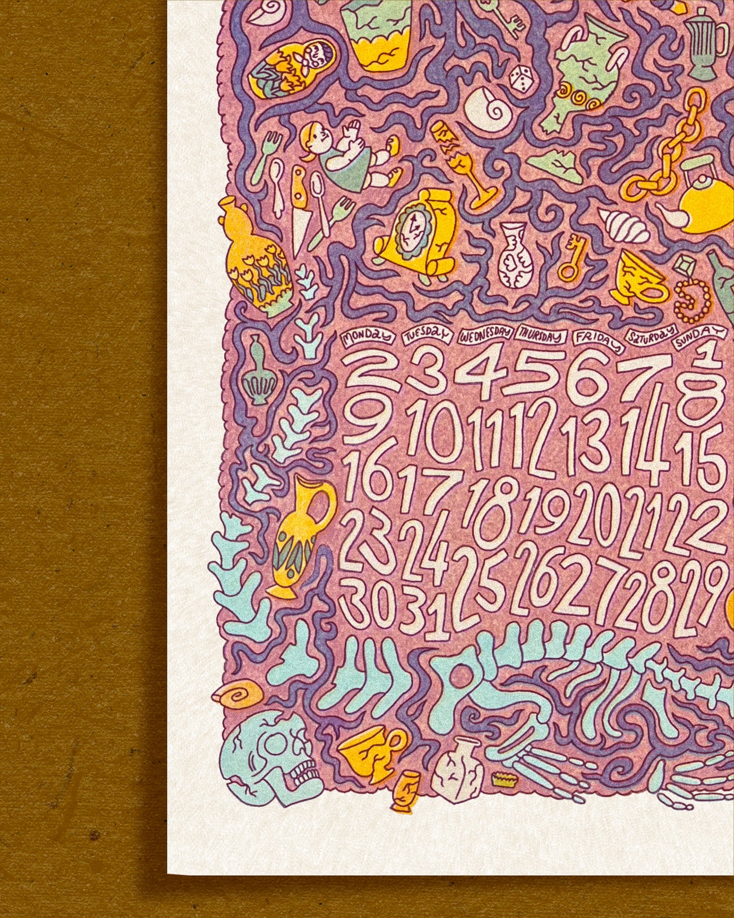 2026 Calendar Solo Prints: March