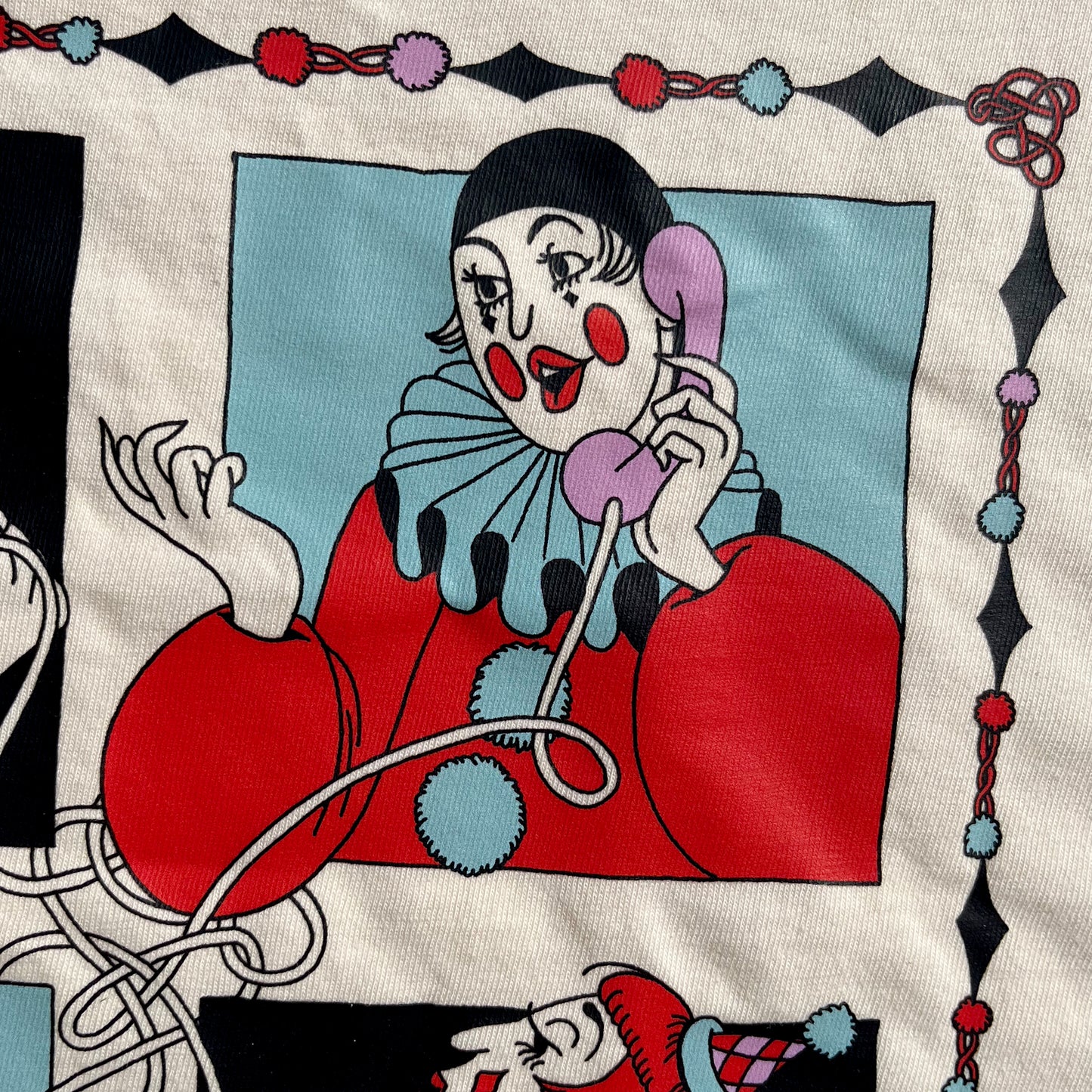 Clown Conference Call Shirt - Blue Poppy Orchid