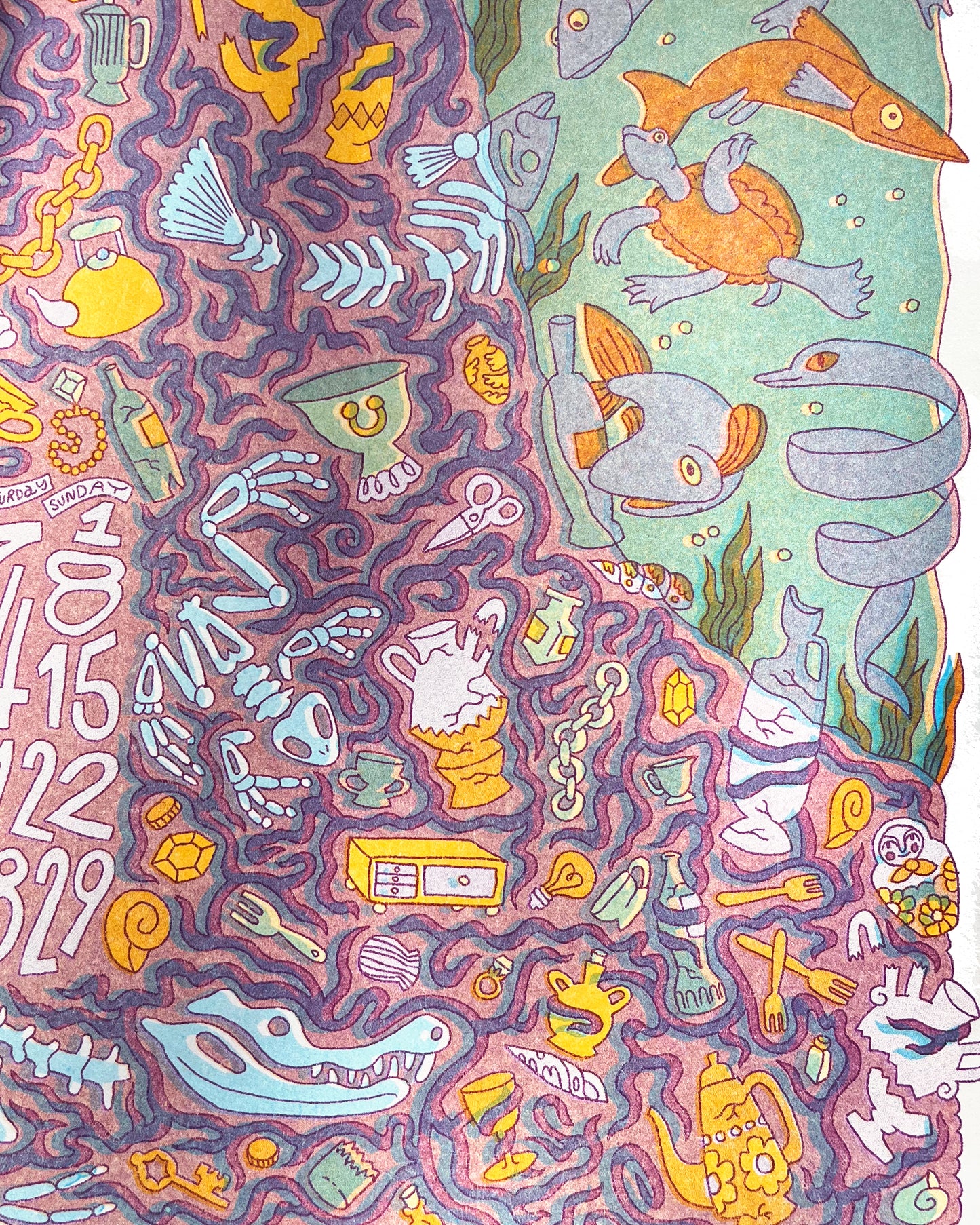 2026 Risograph Calendar: MISPRINTS!