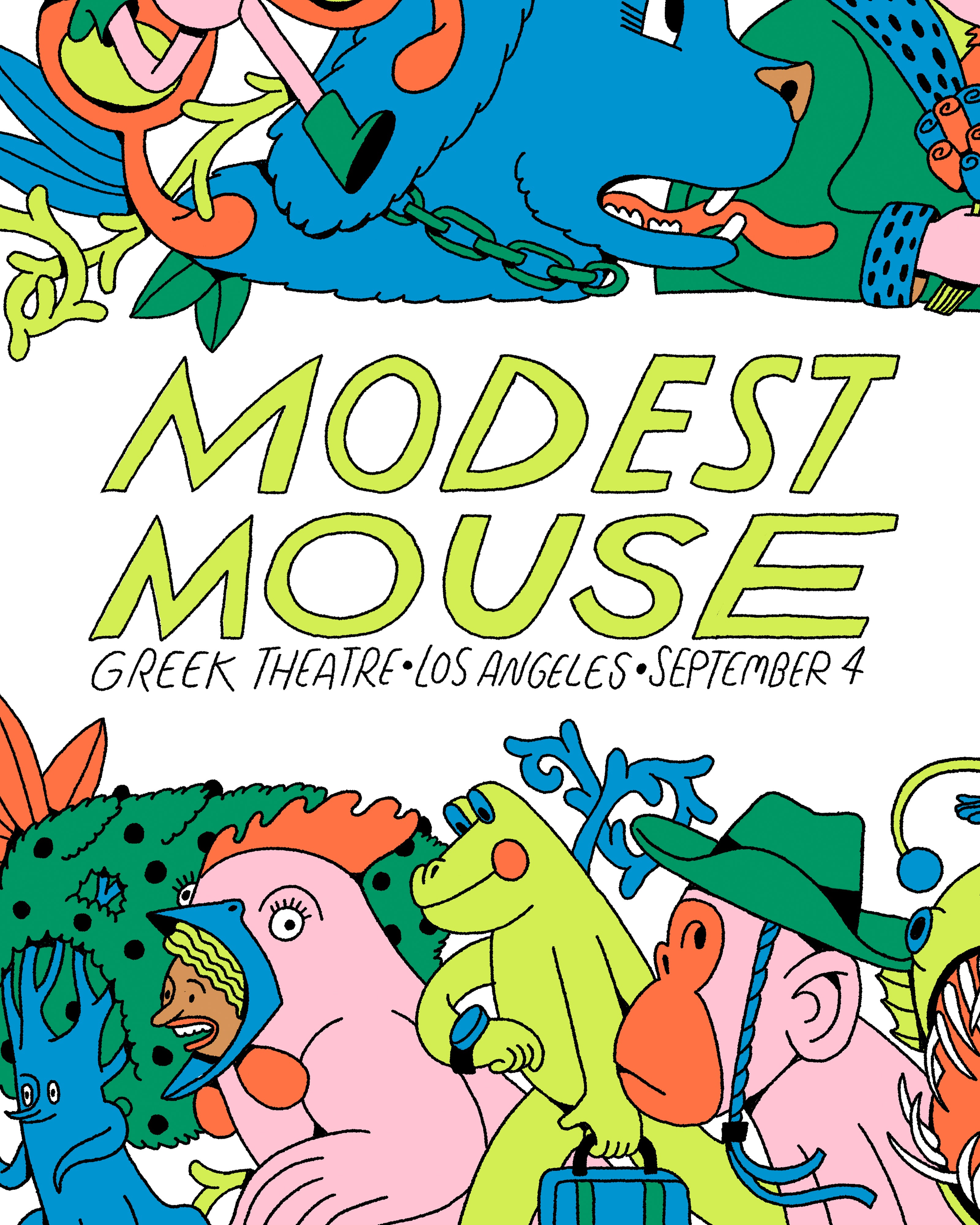 Modest Mouse Poster – Maddie Fischer