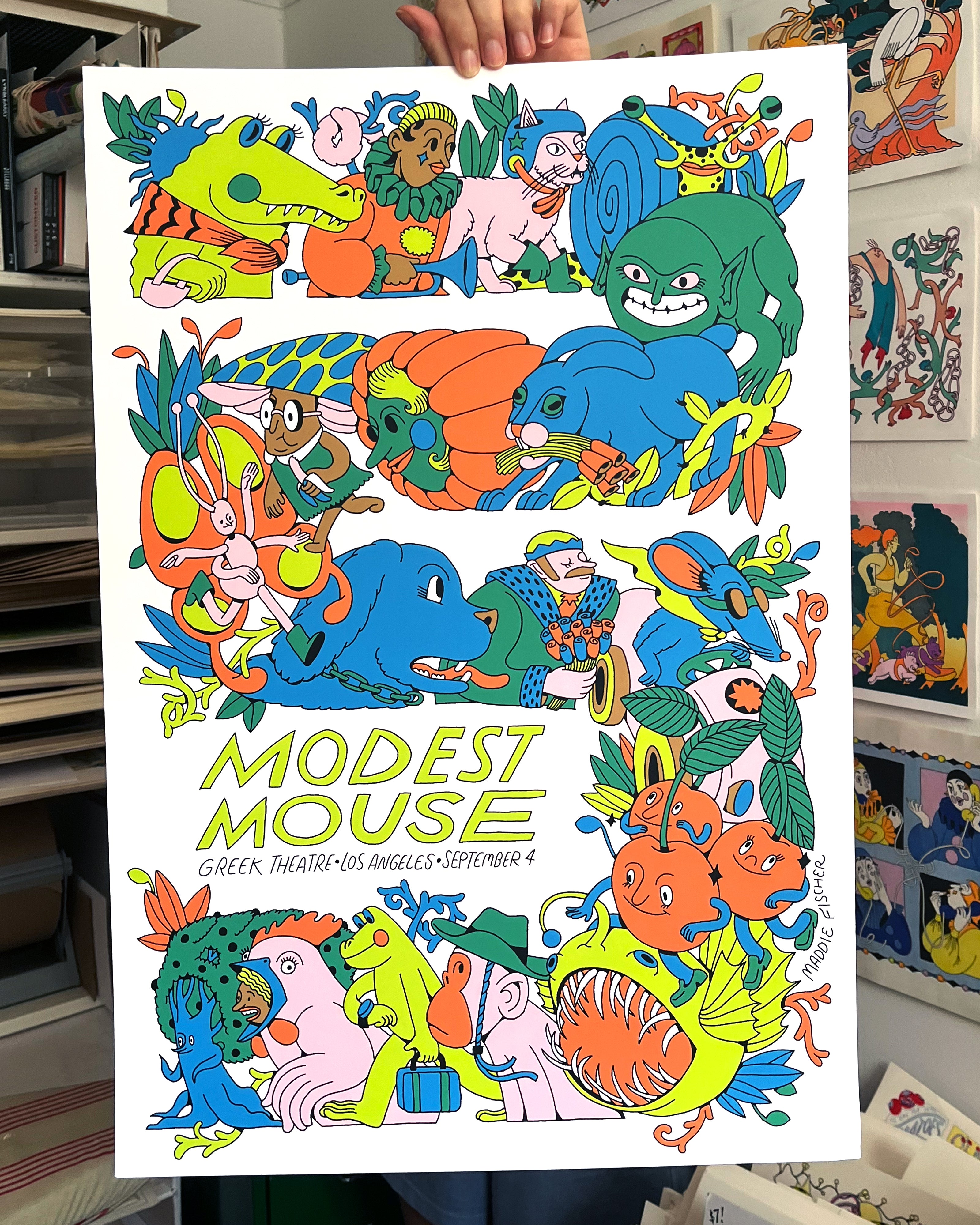 Modest Mouse Poster – Maddie Fischer