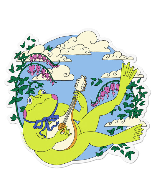Frog's Mandolin Sticker