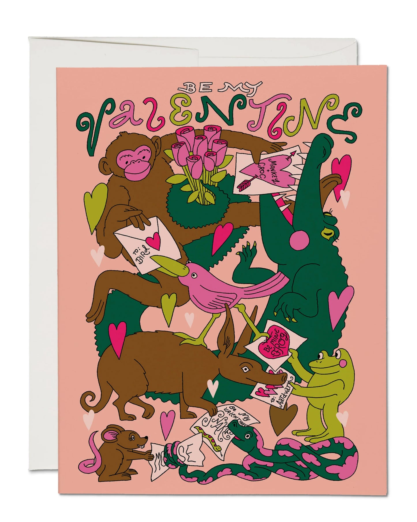 Valentines Creatures Card