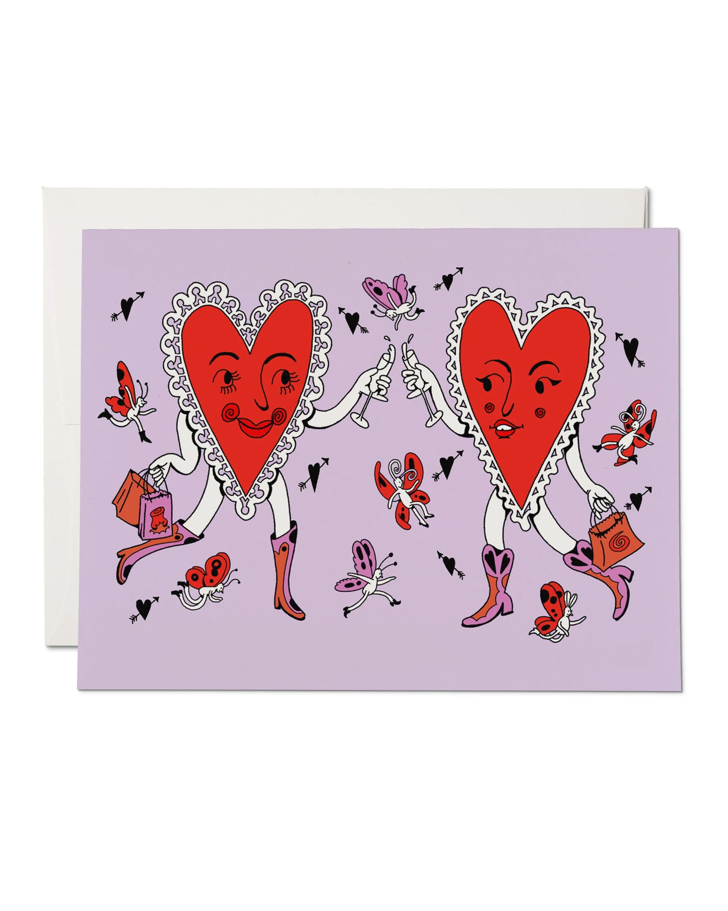 Valentines Hearts Card