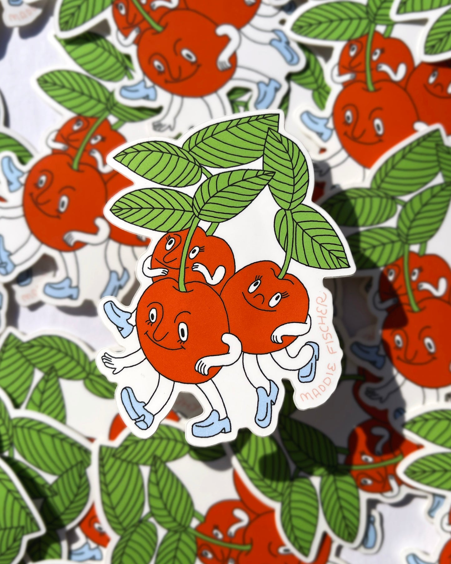 Cherry Trio Sticker
