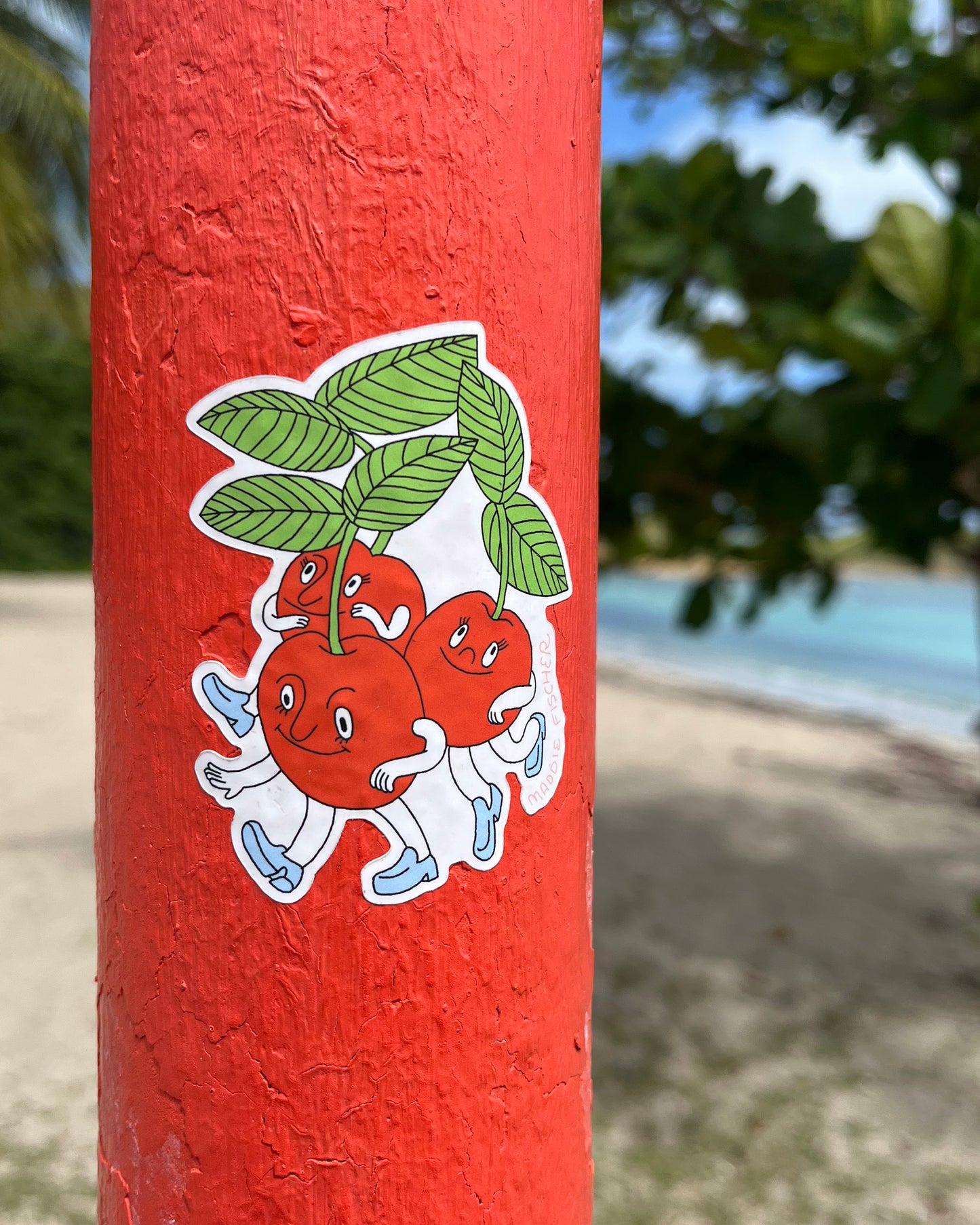 Cherry Trio Sticker