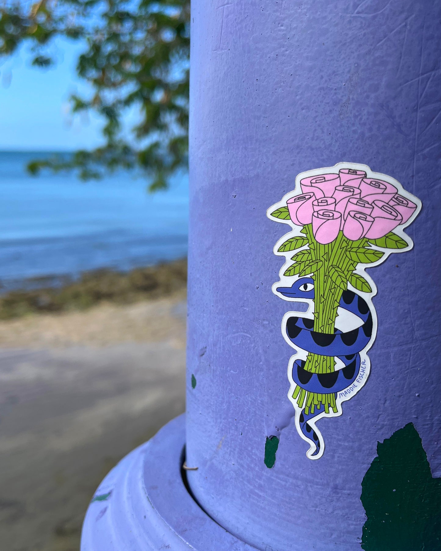 Snake Bouquet Sticker