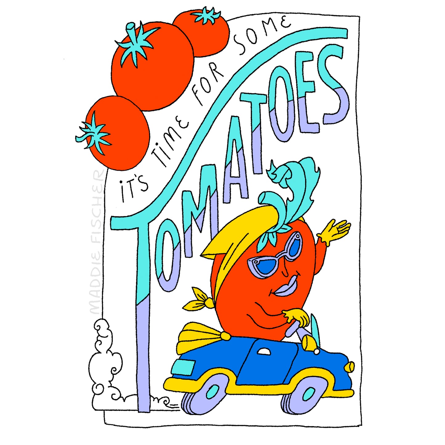 Its Time for Some Tomatoes Sticker
